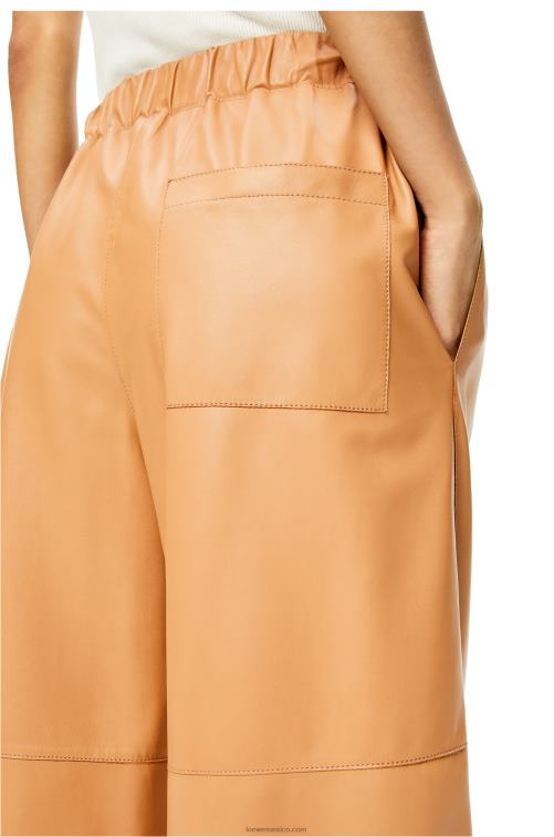 manteca pantalones capri elásticos Loewe R8J8Z1146 mujer