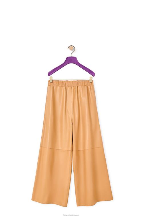manteca pantalones capri elásticos Loewe R8J8Z1146 mujer