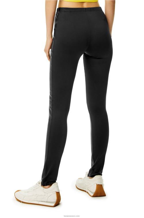 negro leggins de napa de cordero Loewe R8J8Z1145 mujer