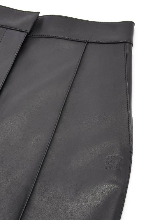 negro pantalones globo en napa Loewe R8J8Z1139 mujer