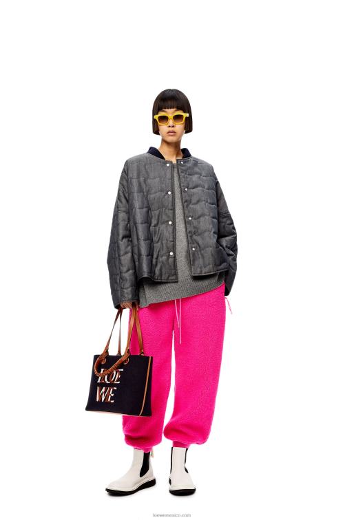 gris jersey de cachemir Loewe R8J8Z1018 mujer