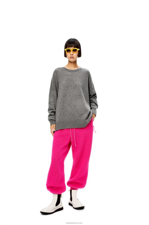 gris jersey de cachemir Loewe R8J8Z1018 mujer