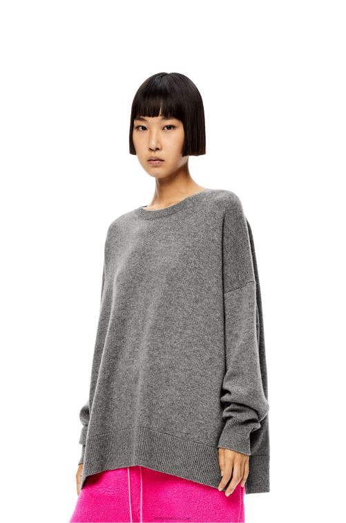 gris jersey de cachemir Loewe R8J8Z1018 mujer