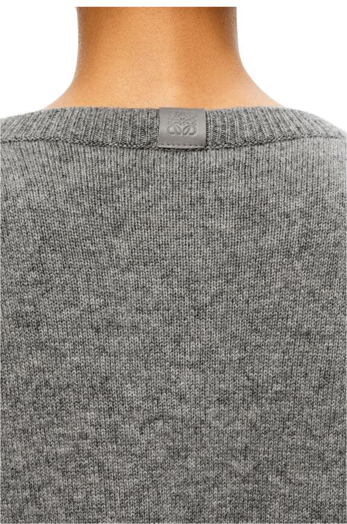 gris jersey de cachemir Loewe R8J8Z1018 mujer