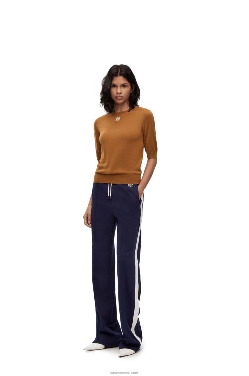 marrón jersey con anagrama de lana Loewe R8J8Z971 mujer