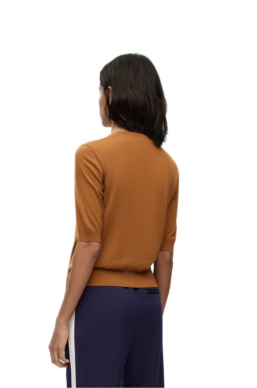 marrón jersey con anagrama de lana Loewe R8J8Z971 mujer