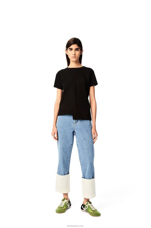 índigo jeans de pescador en mezclilla Loewe R8J8Z1197 mujer
