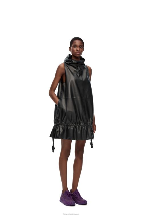 negro traje de flamenca napa Loewe R8J8Z1100 mujer