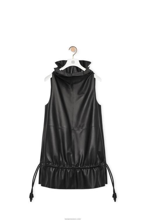 negro traje de flamenca napa Loewe R8J8Z1100 mujer