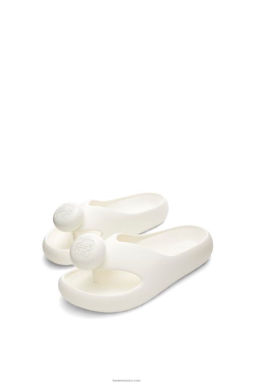 blanco tobogán de espuma Loewe R8J8Z717 mujer