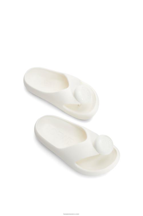 blanco tobogán de espuma Loewe R8J8Z717 mujer