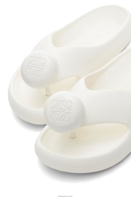 blanco tobogán de espuma Loewe R8J8Z717 mujer