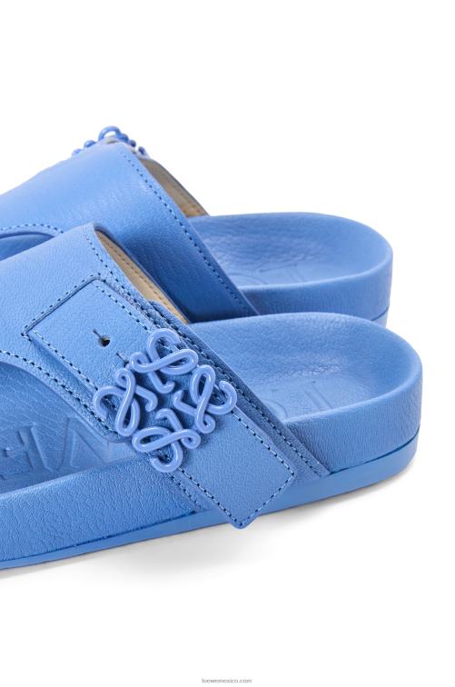 mezclilla ligera sandalia easy toe post de piel de cabra Loewe R8J8Z680 mujer