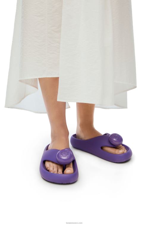 púrpura tobogán de espuma Loewe R8J8Z718 mujer