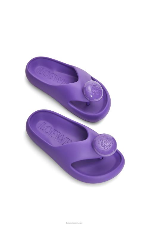 púrpura tobogán de espuma Loewe R8J8Z718 mujer