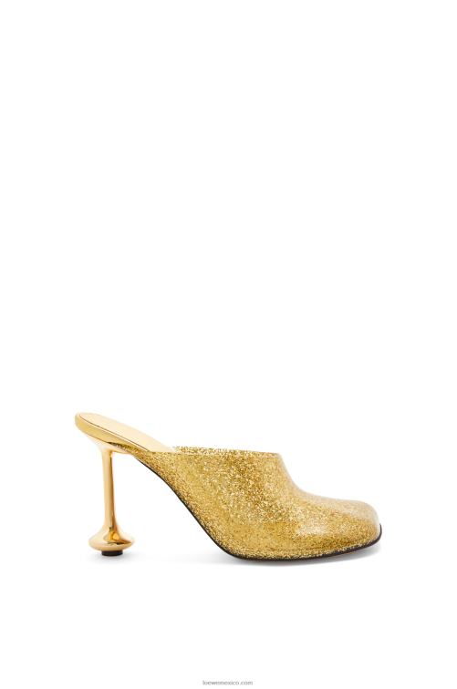 transparente/dorado tobogán de juguete en material transparente Loewe R8J8Z694 mujer