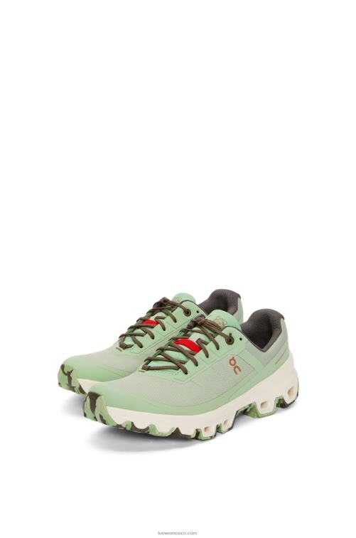 Verde pálido zapatilla de running cloudventure de nailon Loewe R8J8Z635 mujer