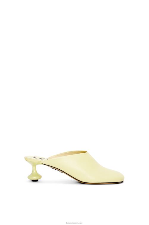 acacia descolorida mule de juguete en piel de cabra Loewe R8J8Z736 mujer