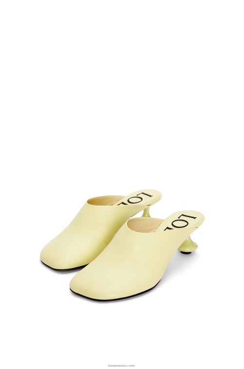 acacia descolorida mule de juguete en piel de cabra Loewe R8J8Z736 mujer