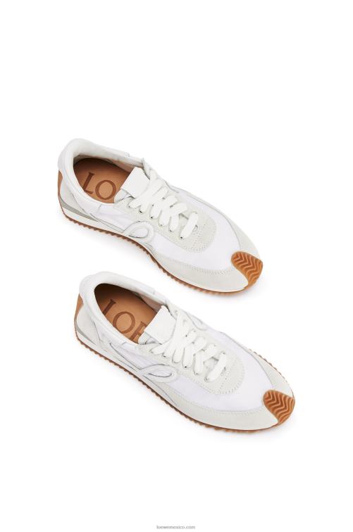 blanco runner flow de ante y nailon Loewe R8J8Z643 mujer