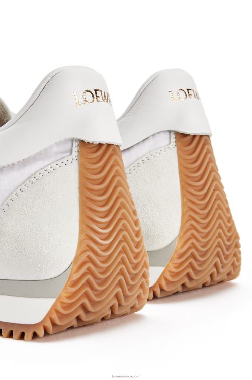 blanco runner flow de ante y nailon Loewe R8J8Z643 mujer