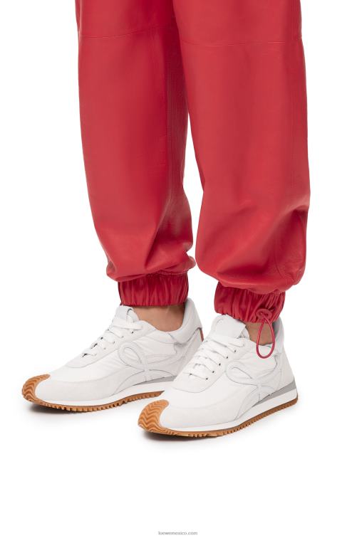 blanco runner flow de ante y nailon Loewe R8J8Z643 mujer