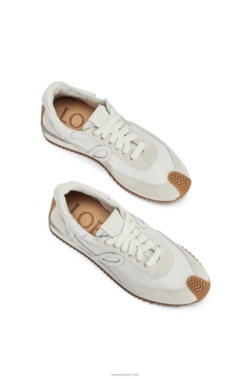 blanco runner flow de ante y nailon Loewe R8J8Z643 mujer