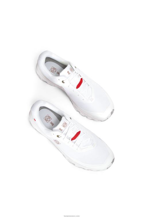 blanco zapatilla de running cloudventure de nailon Loewe R8J8Z638 mujer
