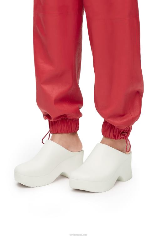 blanco zueco terra foam de gomaespuma ligera Loewe R8J8Z748 mujer