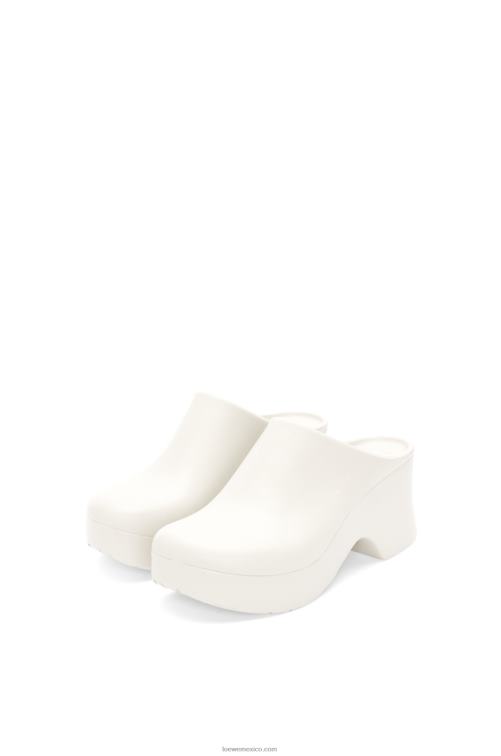 blanco zueco terra foam de gomaespuma ligera Loewe R8J8Z748 mujer
