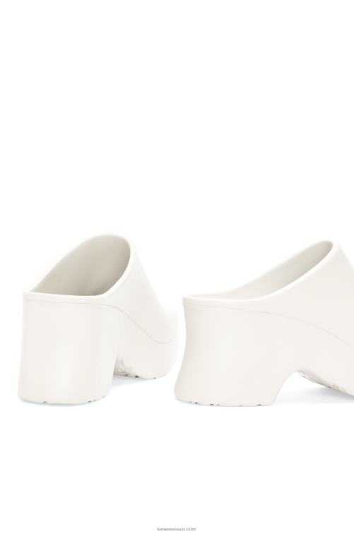 blanco zueco terra foam de gomaespuma ligera Loewe R8J8Z748 mujer