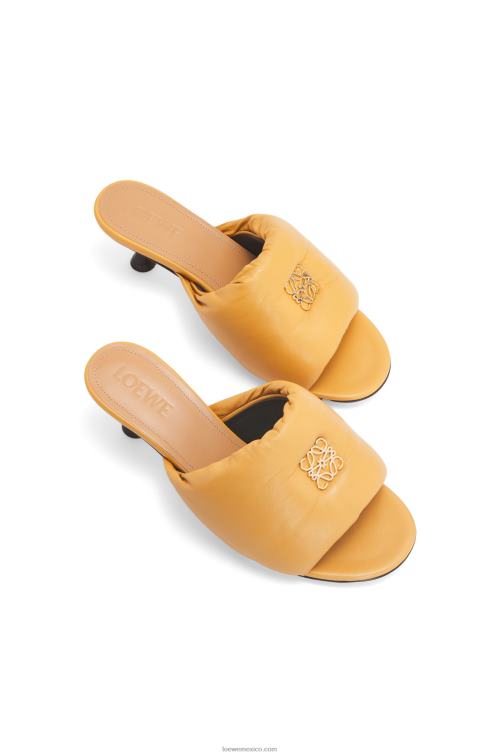 desierto Mules acolchados con anagrama de piel de cordero Loewe R8J8Z753 mujer
