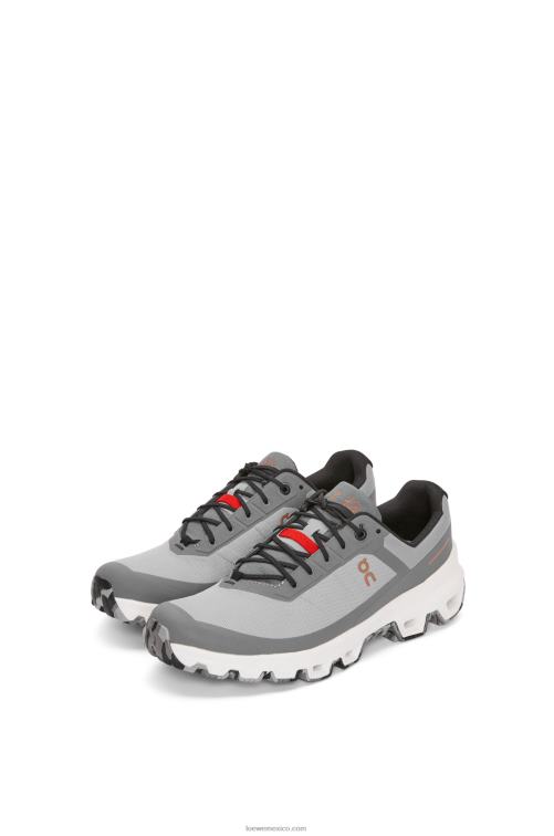 gris zapatilla de running cloudventure de nailon Loewe R8J8Z637 mujer
