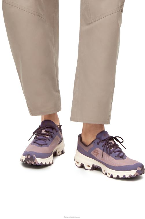 lila zapatilla de running cloudventure de nailon Loewe R8J8Z633 mujer