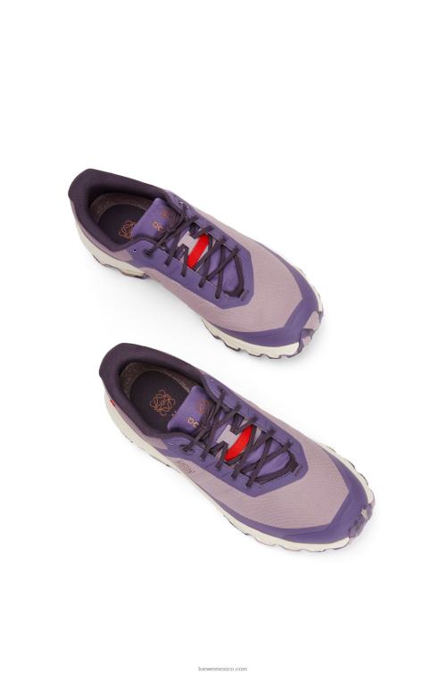 lila zapatilla de running cloudventure de nailon Loewe R8J8Z633 mujer