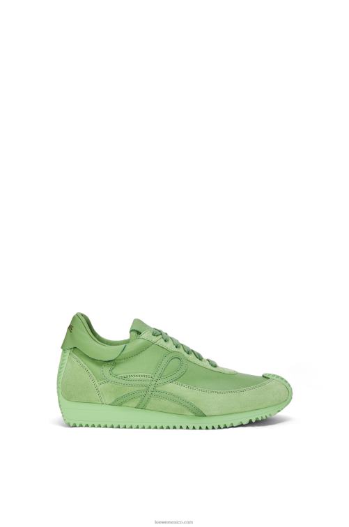menta runner flow de piel de becerro Loewe R8J8Z650 mujer