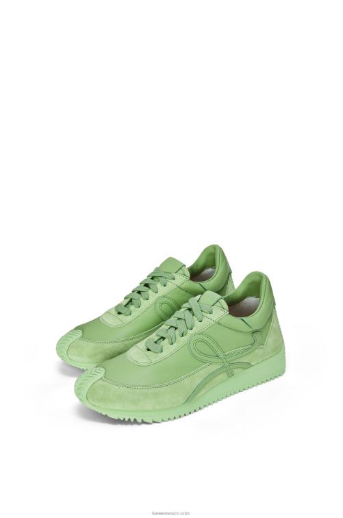 menta runner flow de piel de becerro Loewe R8J8Z650 mujer