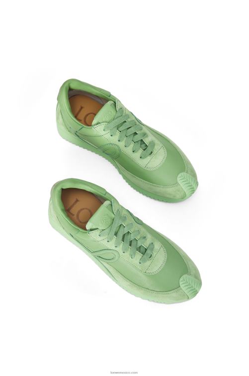 menta runner flow de piel de becerro Loewe R8J8Z650 mujer