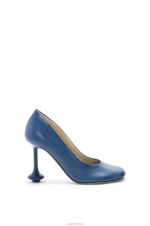 mezclilla cruda bomba de juguete en piel de cabra Loewe R8J8Z726 mujer