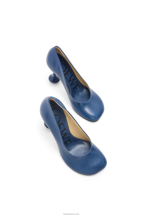 mezclilla cruda bomba de juguete en piel de cabra Loewe R8J8Z726 mujer