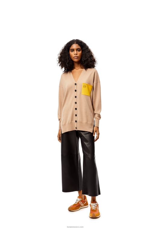 naranja cobre runner flow de ante y nailon Loewe R8J8Z648 mujer