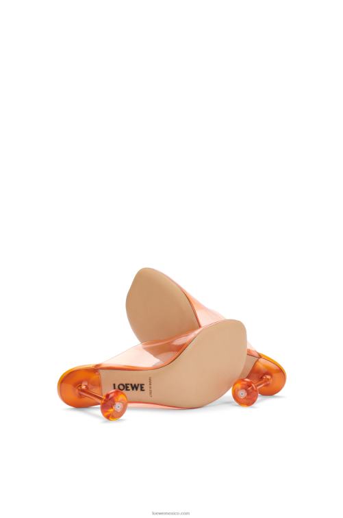 naranja transparente mula de juguete en material transparente Loewe R8J8Z766 mujer