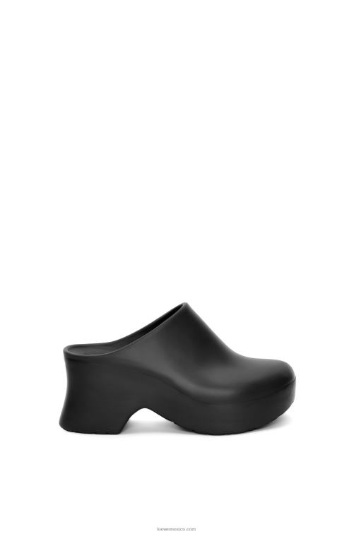 negro zueco terra foam de gomaespuma ligera Loewe R8J8Z744 mujer