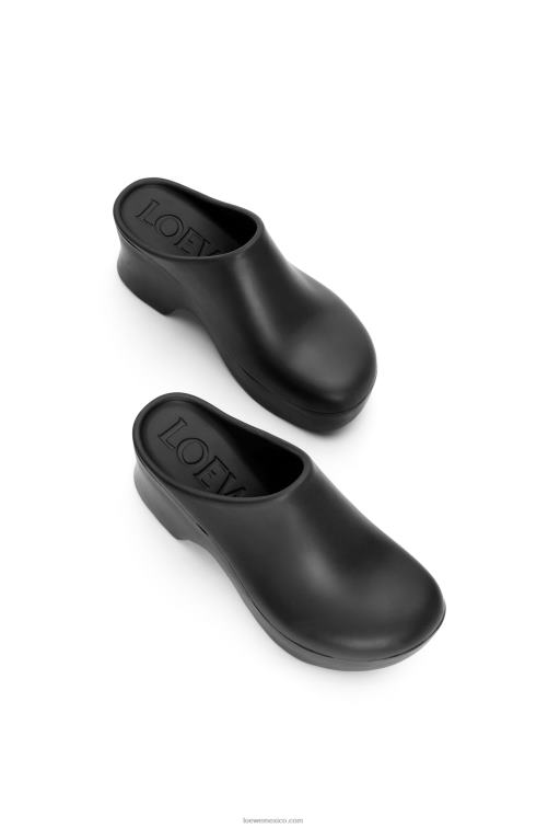 negro zueco terra foam de gomaespuma ligera Loewe R8J8Z744 mujer