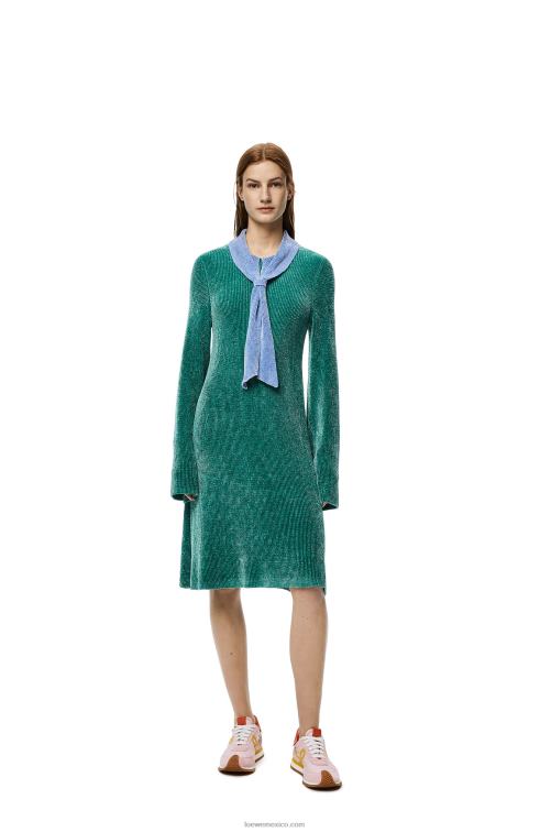 rosa/amarillo runner flow de nailon y ante Loewe R8J8Z654 mujer